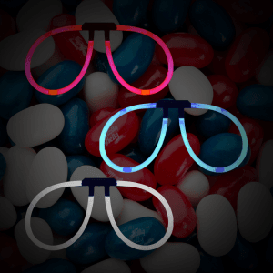 Aviator Eyeglasses -Red, White & Blue (150 Pack)