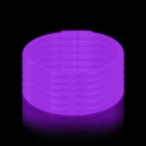 9 Inch Glow Stick Bracelets - Purple