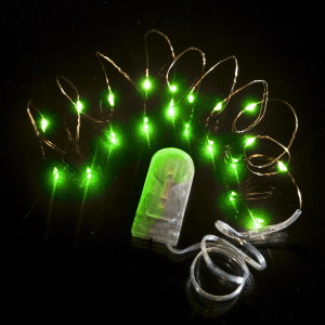 39 Inch Copper Wire Fairy Lights - Green