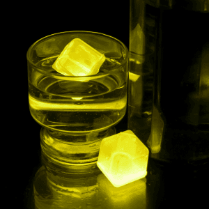 LED Light Up Ice Cubes - Yellow