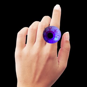 Halloween Flashing Eyeball Ring