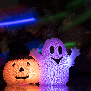 LED Light-Up Happy Halloween Puffer Toys