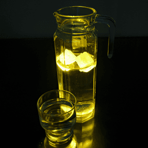 LED Light Up Ice Cubes - Yellow