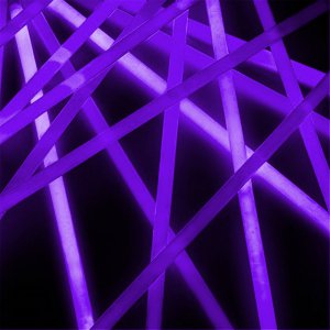 22 Inch Glowstick Necklaces - Purple