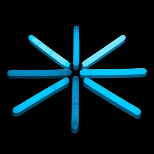 2 Inch Mini Glow Sticks - Blue