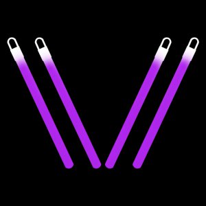6 Inch Glowsticks - Purple