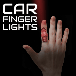1.75" Light-up Car Finger Lights - Red
