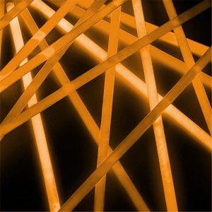 20 Inch Glow Stick Necklaces - Orange