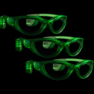 LED Light-Up Sunglasses- Green