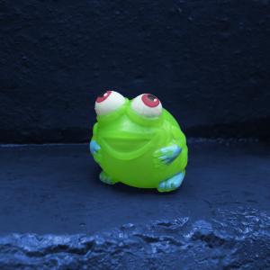 Light-Up Squeeze Frog- Green