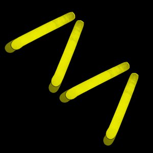 2 Inch Mini Glow Sticks - Yellow