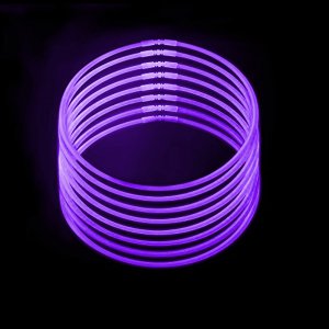 20 Inch Glow Stick Necklaces - Purple