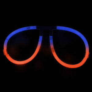 Glow Eyeglasses - Aviator - Bi Blue/Orange