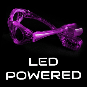 LED Light-Up Sunglasses - Purple