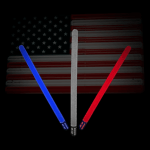 12" Ground Stakes -Red, White & Blue (60 Pack)
