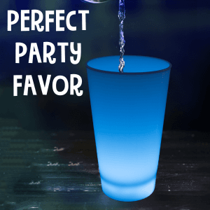 Glow in the Dark LED Light Up Cup - 12oz Blue