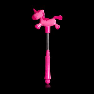 PERSELOSO Electric Spinning Unicorn Wand With LED Lights