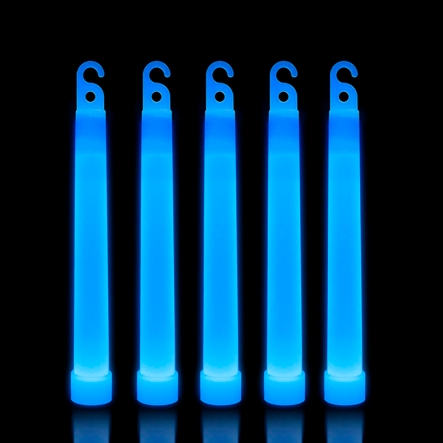 6'' Premium Glow Sticks - Blue