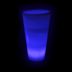 Glow in the Dark LED Light Up Shot Glass - 2 oz- Blue