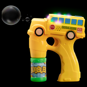 Light And Sound School Bus Bubble Blasters