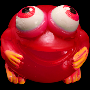 Light-Up Squeeze Frog- Red