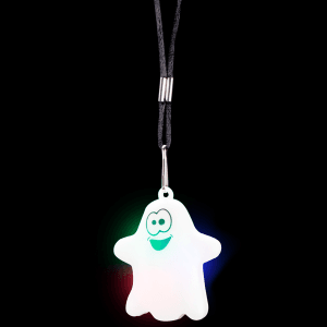 LED Halloween Necklace - Ghost