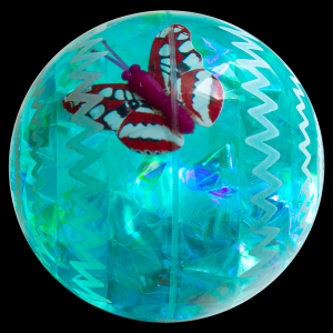 2.5" Light-Up Bounce Ball- Blue