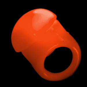 LED Flashing Jelly Ring- Orange