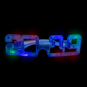 2019 Light-Up LED Glasses- Blue
