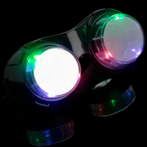 LED Light-Up Flashing Goggles