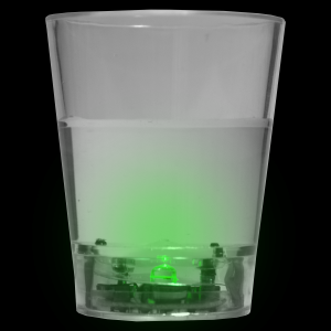 LED Light Up Liquid Activated Shot Glass - Green