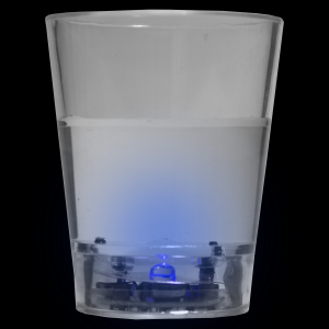 LED Light Up Liquid Activated Shot Glass - Blue