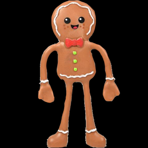 4" Bendable Gingerbread- Male