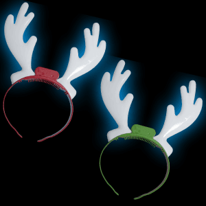 10" Light-Up Holiday Reindeer Antlers