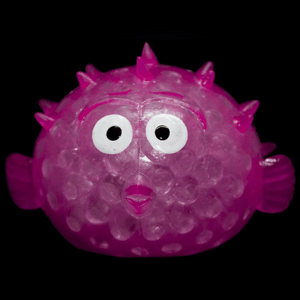 Light-Up Squeezy Bead Aquatic Animals- Pink