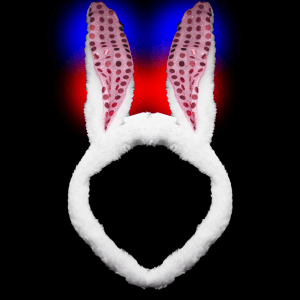Light-Up Sequin Bunny Ears