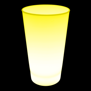 Glow in the Dark LED Light Up Cup - 12oz Yellow