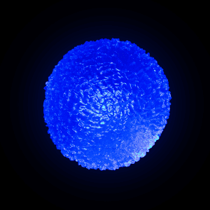 2.5" Light-Up Crystal Ball- Blue