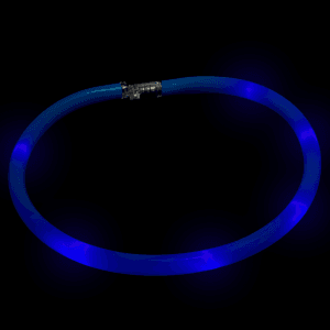 20" Light-Up Flashing Tube Necklace- Blue