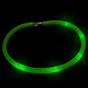 20" Light-Up Flashing Tube Necklace- Green