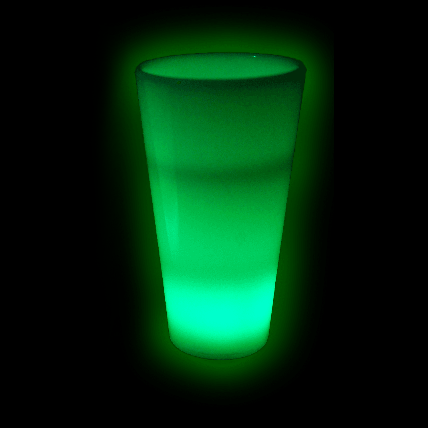 Glow in the Dark LED Light Up Shot Glass 2 oz Green