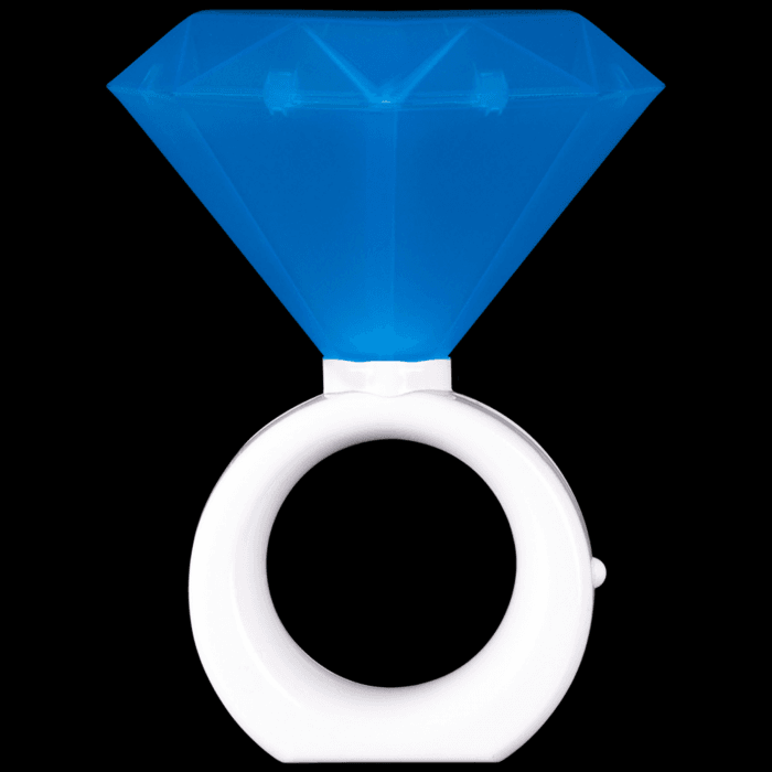 8" LED Diamond Ring Light- Blue