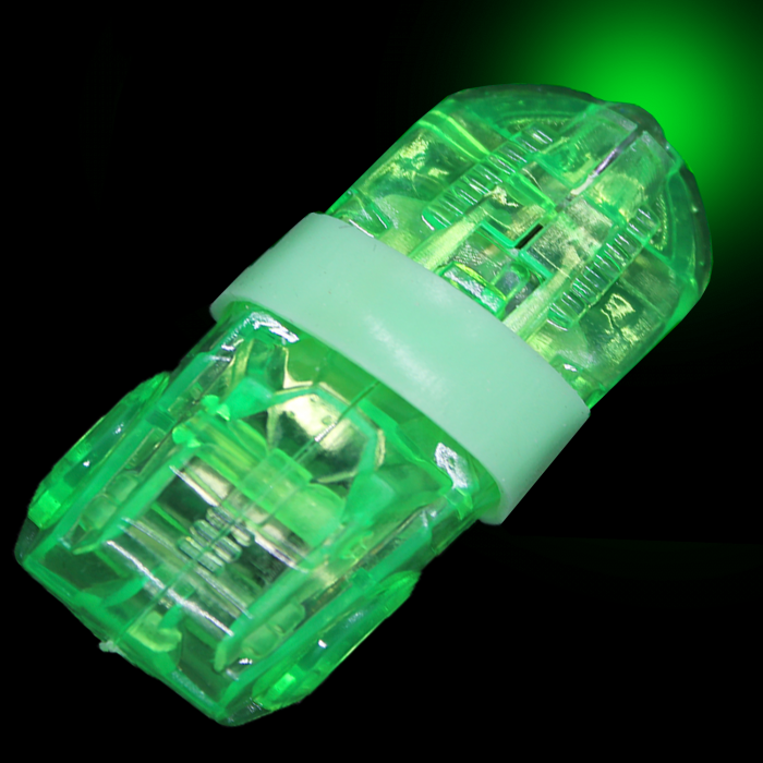 1.75" Light-up Car Finger Lights- Green | GlowUniverse.com
