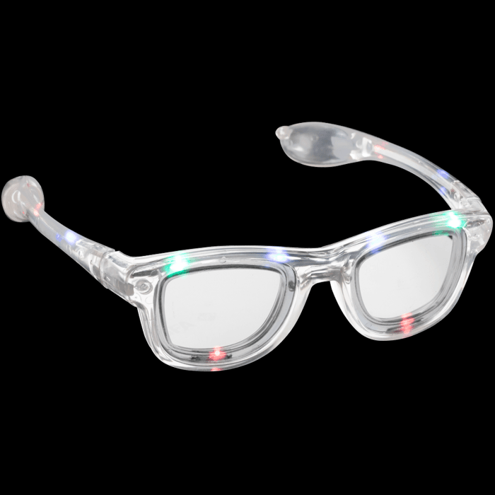 LED Light-Up Classic Retro Sunglasses