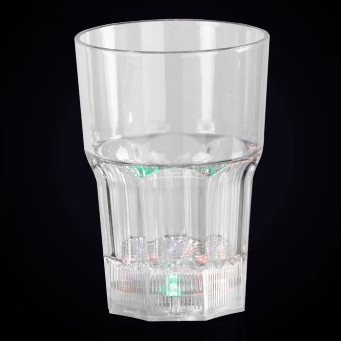 LED Flashing 8oz Whiskey Glass