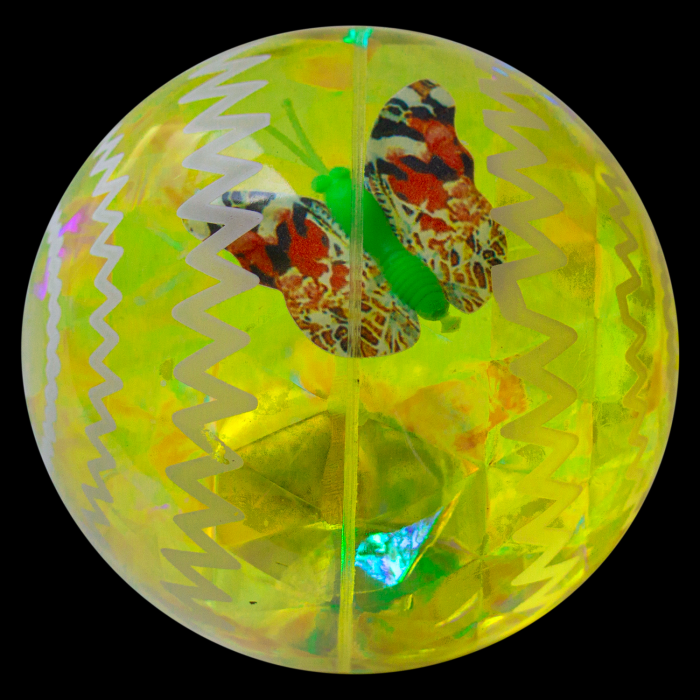 2.5" Light-Up Bounce Ball- Yellow