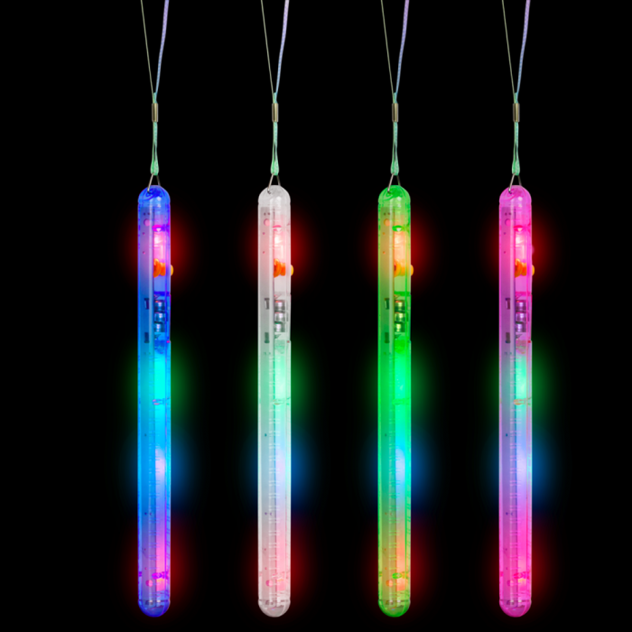 8" Light-Up Flashing Rainbow Wands
