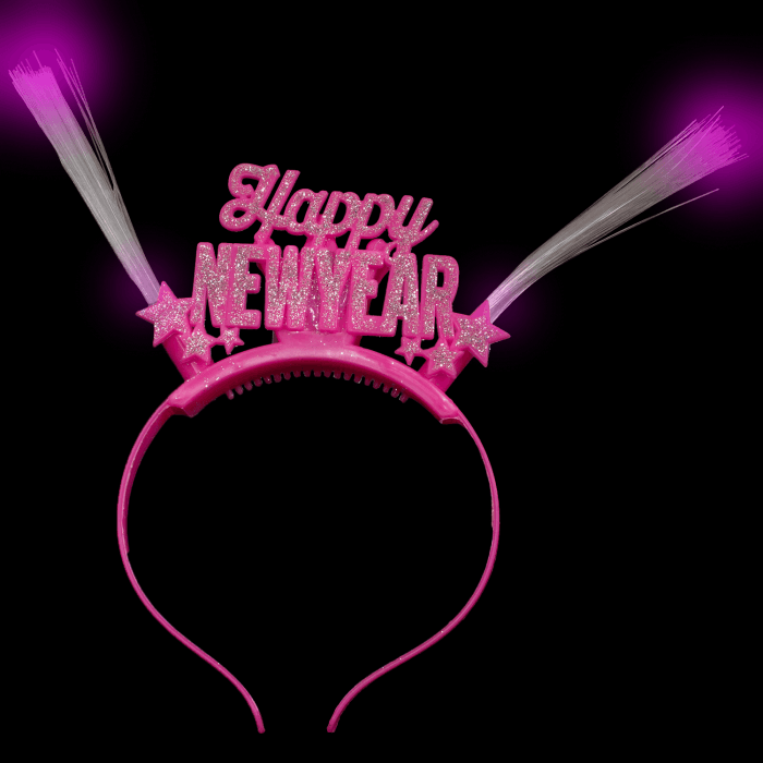 Fireworks with Pink Disco Balls on Pink Headband Kits - Pink Disco Party  Headband Kits - New Year Headbands – Pip Supply