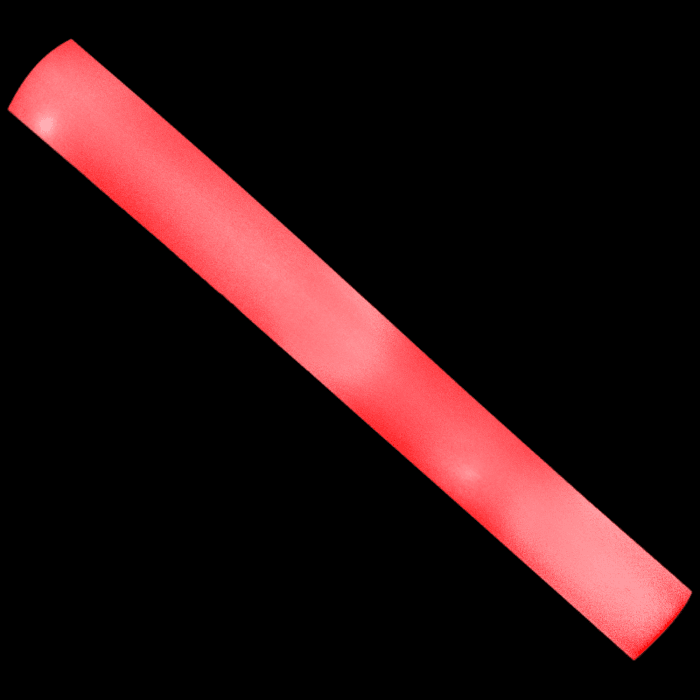 150 Flashing Custom LED Foam Sticks You Pick the Color and the Text Perfect  for Dance Floor Props Weddings, or Parties. 