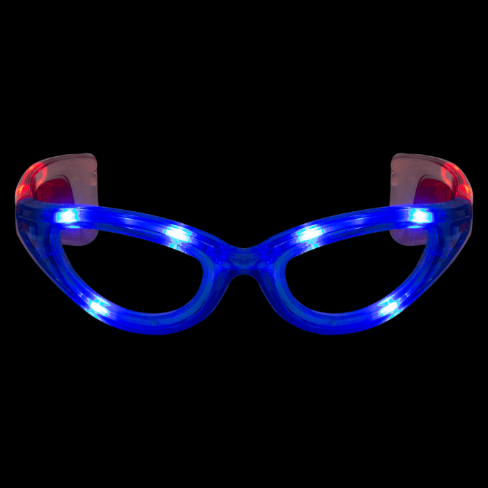 LED Light-Up Patriotic Eyeglasses
